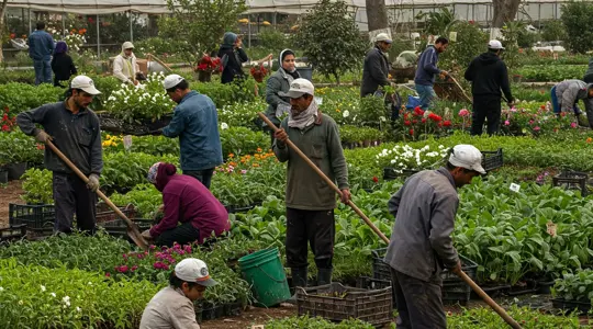 عمال زراعة الحدائق و البساتين و المشاتل و الصوب.jpg